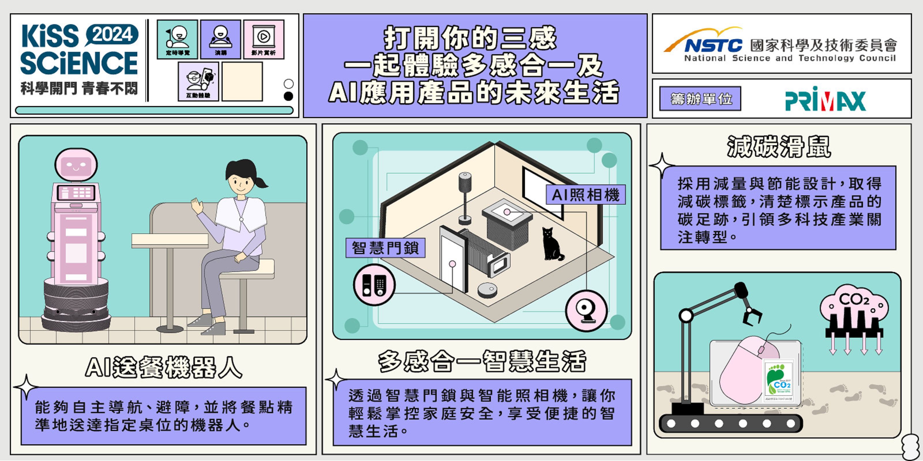  打開你的三感！一起體驗多感合一及 AI 應用產品的未來生活