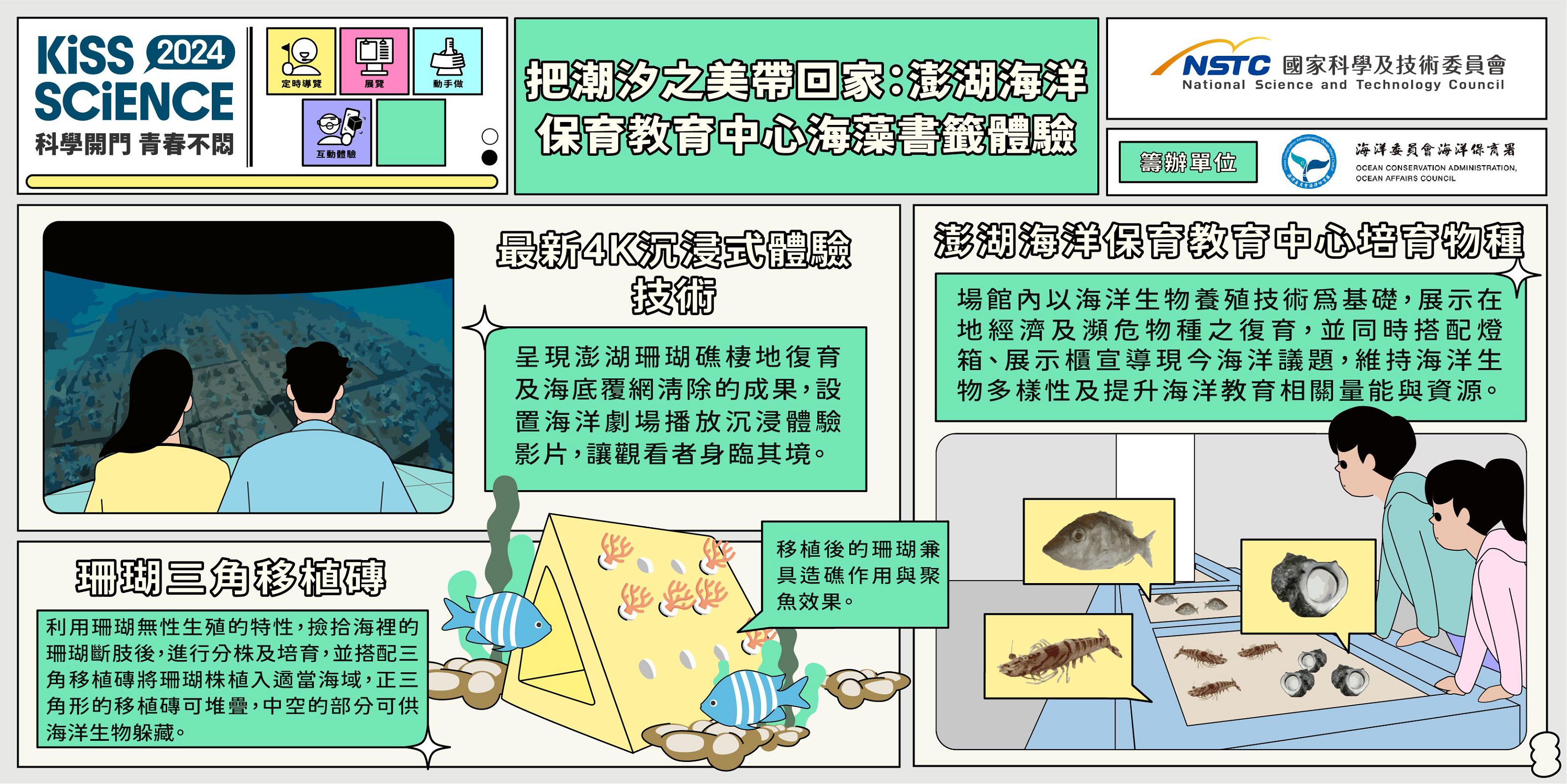  把潮汐之美帶回家：澎湖海洋保育教育中心海藻書籤體驗